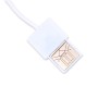 3mm Portable Charge Card Design Android Micro USB Charger Sync Cable W+Stylus R